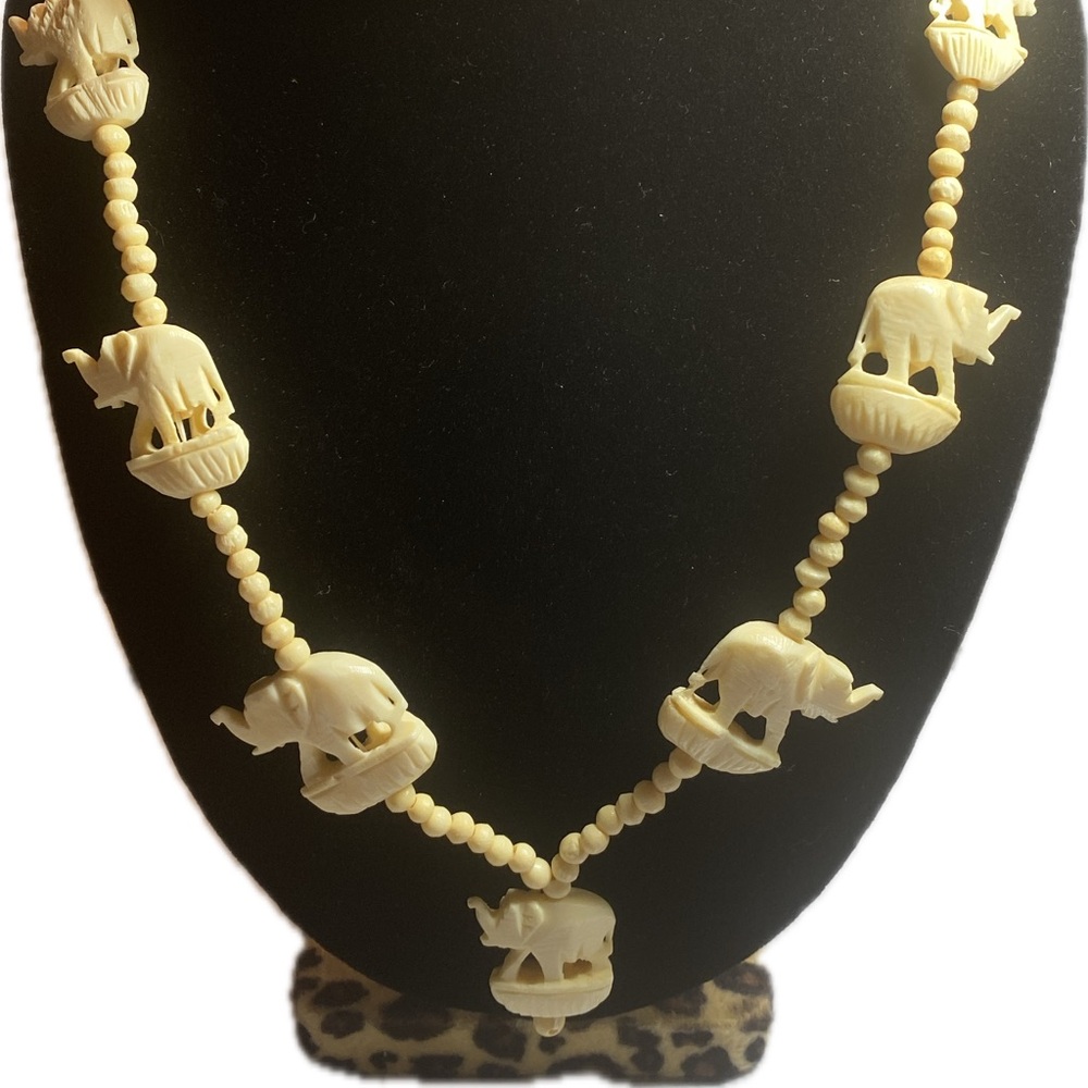 Vintage Elephant necklace.